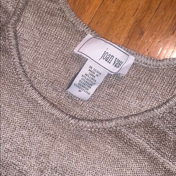 Joan Vass Sweater Tank Top - Picture 2 of 3